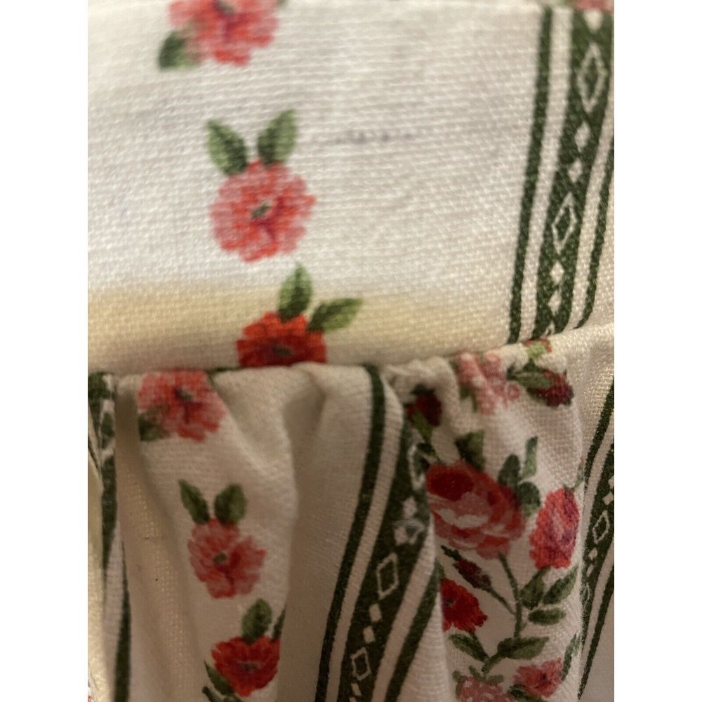 City Chic Floral Linen Blend Sundress Size 14 NWT Pockets Tie Shoulders Smocked - Picture 7 of 9